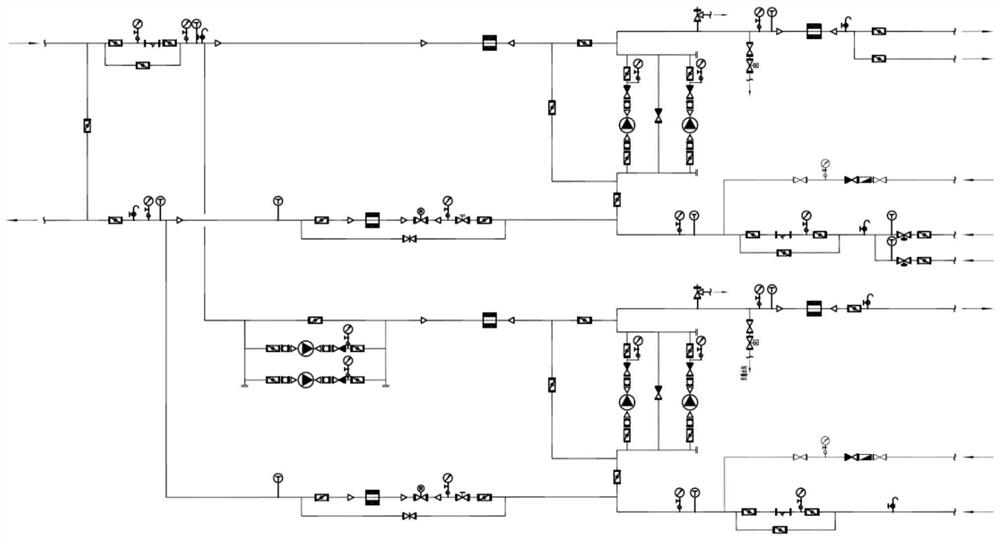 Energy-saving water mixing heat supply unit