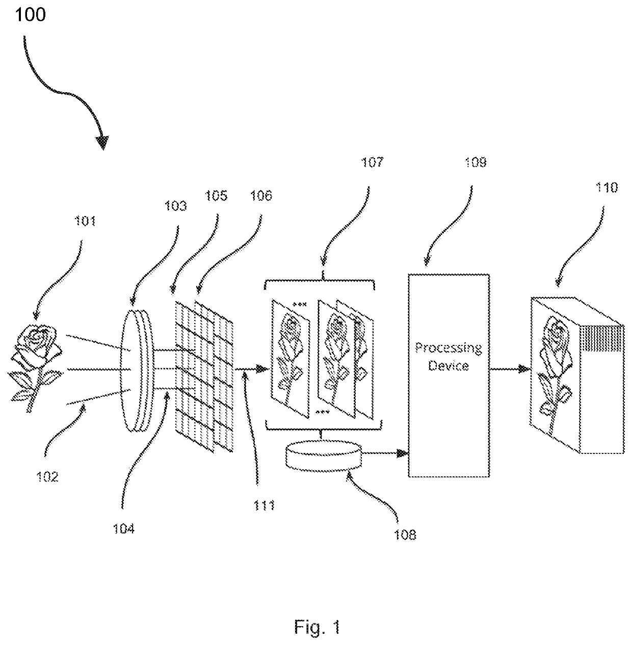 Wide-angle computational imaging spectroscopy method and apparatus