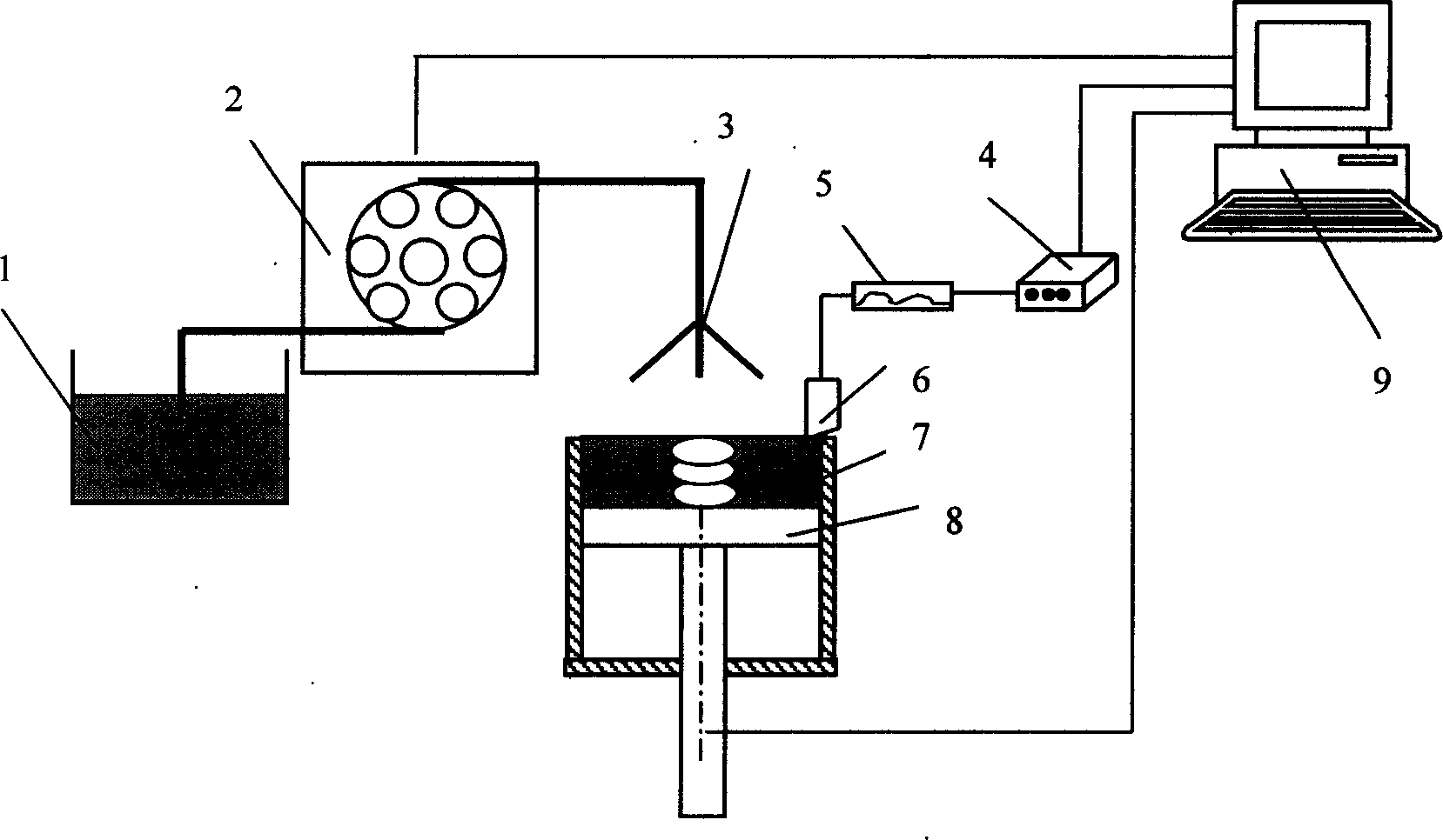 Resin coating apparatus for light solidifying rapid forming technique
