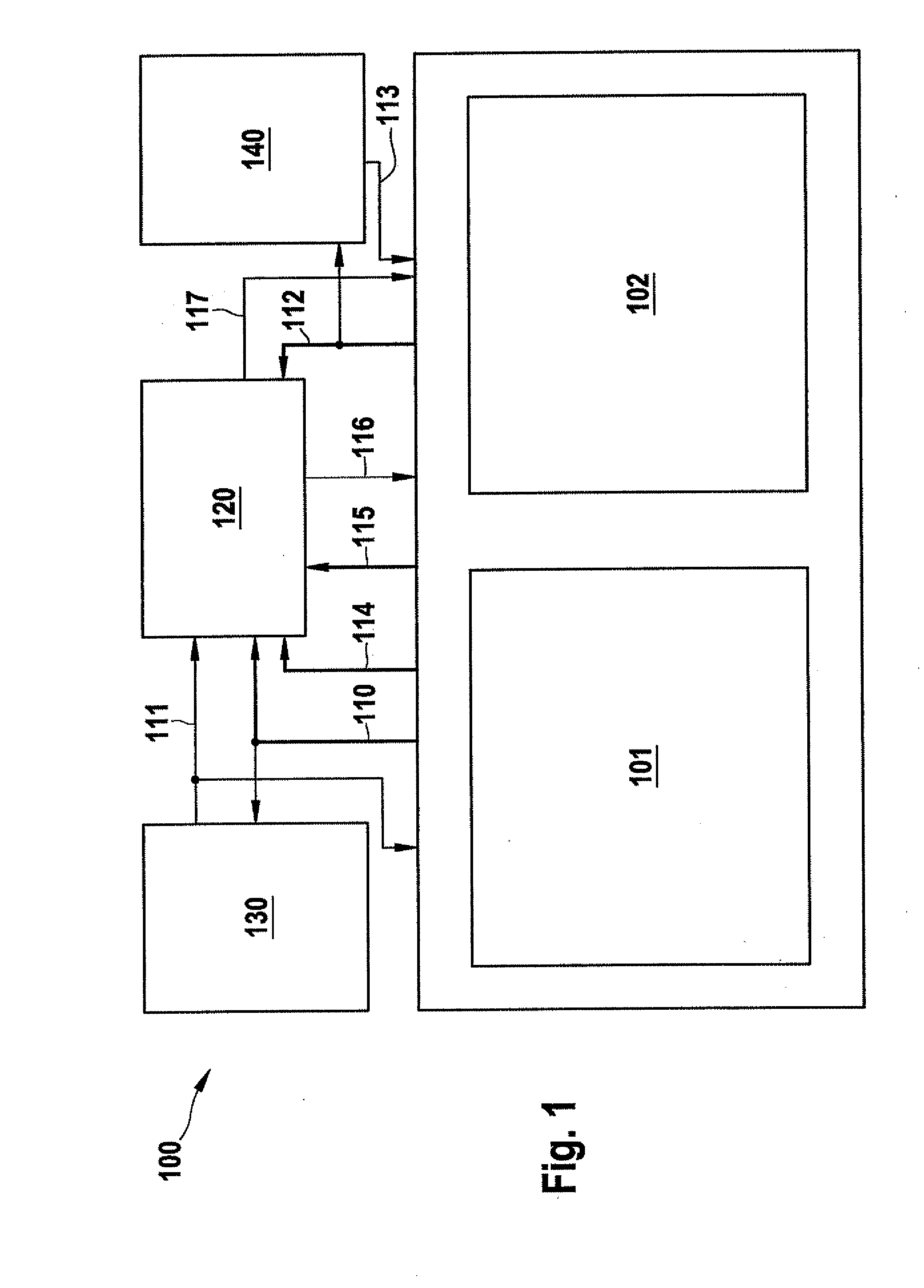 Device and method for correcting errors in a system having at least two execution units having registers