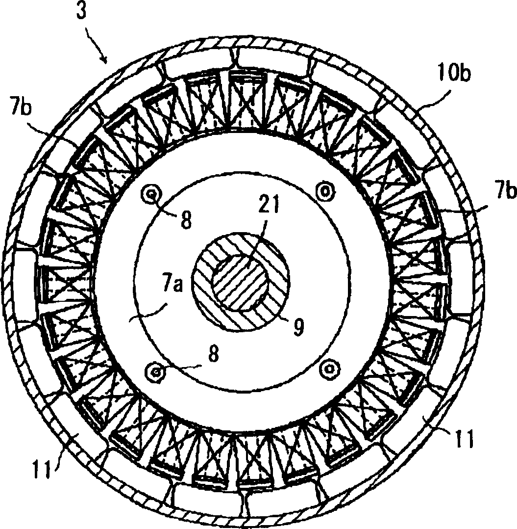 Method for igniting rotary motor without carbonbrush for driving IC engine
