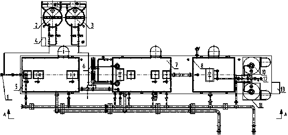 Oily sewage all-in-one processing apparatus