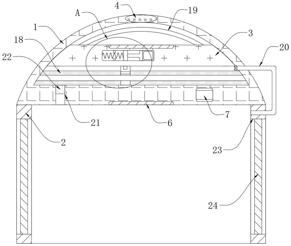 Vegetable greenhouse capable of being automatically adjusted according to illumination