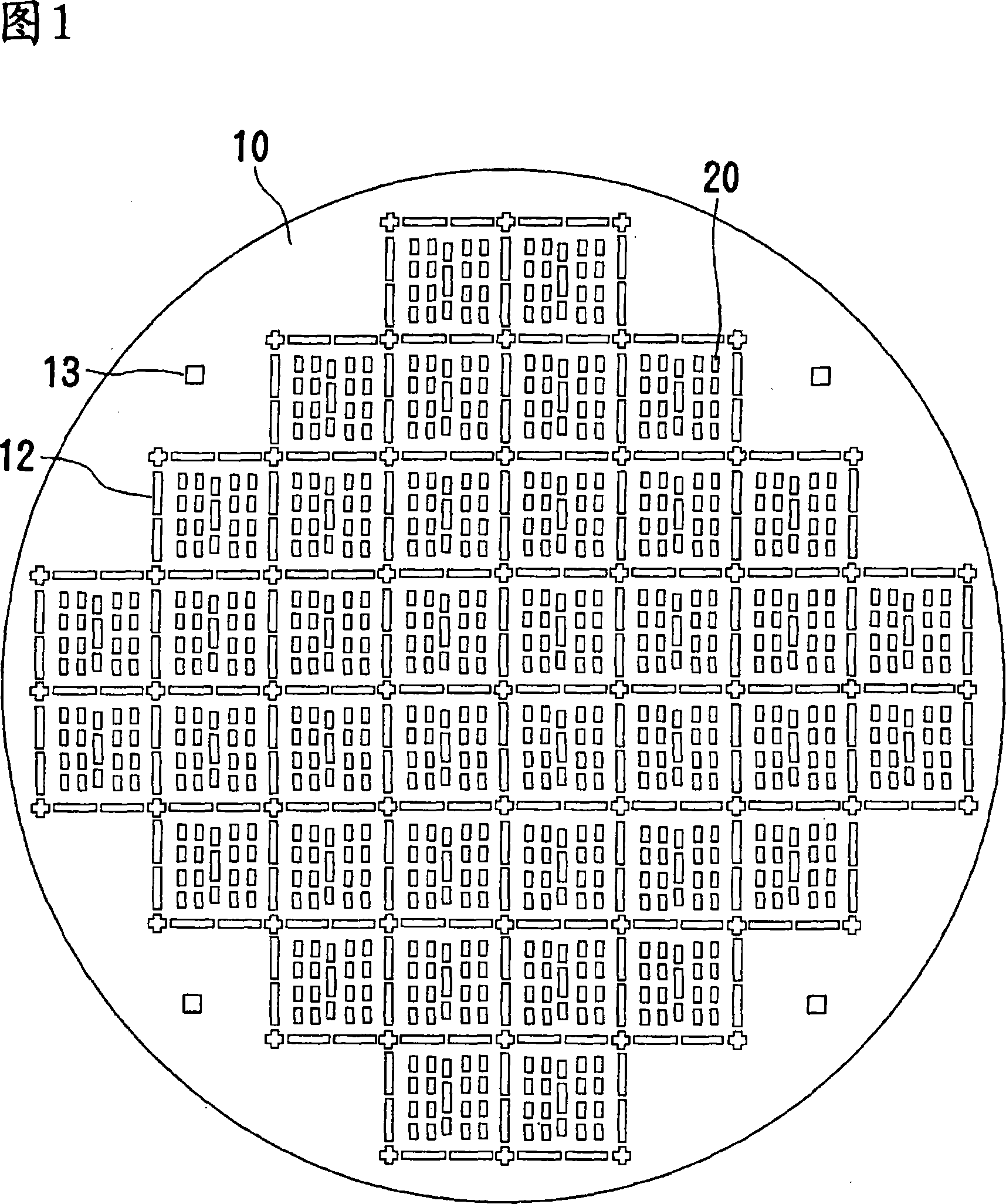 Anisotropic conductive connector for wafer inspection, production method and application therefor
