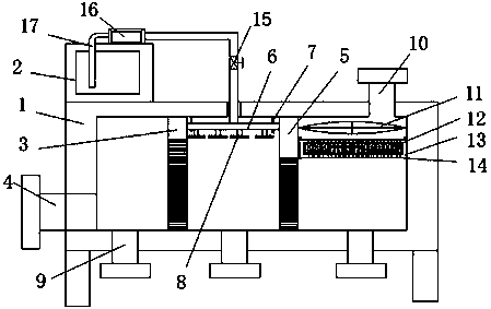 Asphalt fume treatment device