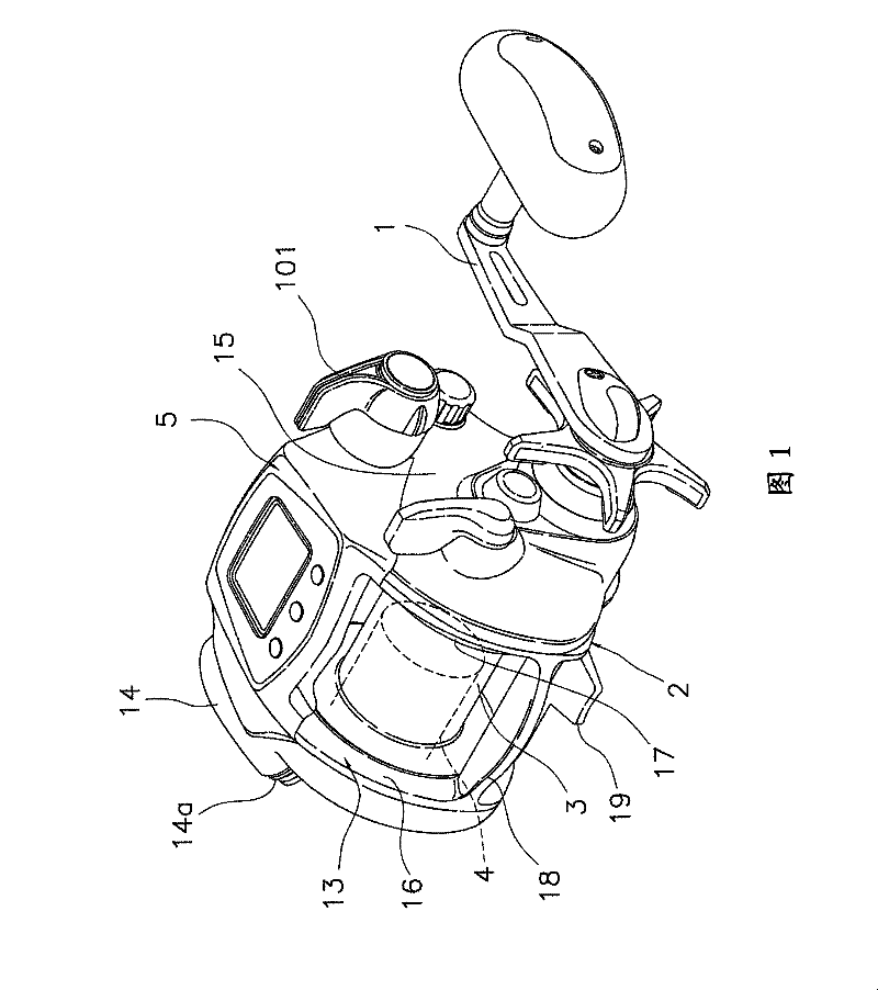 Motor control device of electric fishing reel