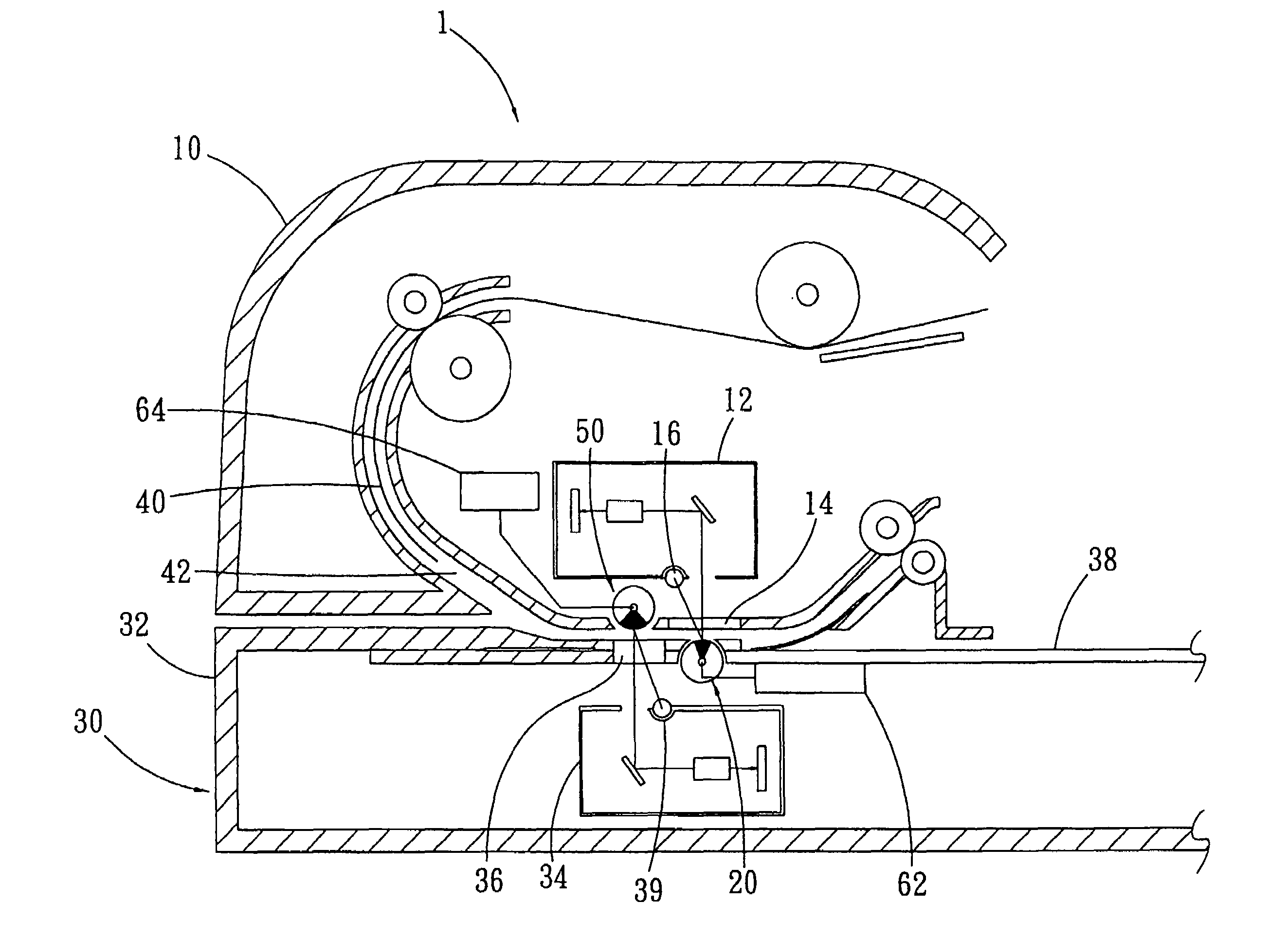 Multiple-background device for a scanner and calibration device utilizing the same principle