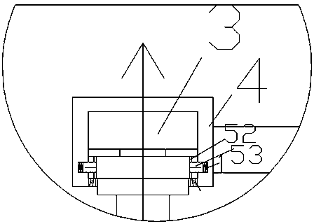 Mould opening/closing system of injection mould device