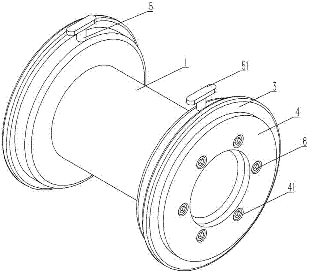 A portable enameled wire barrel