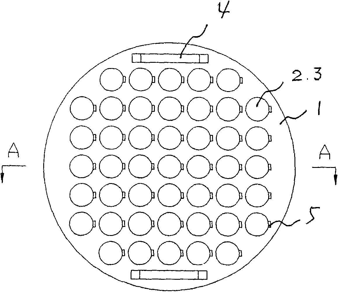 High-density array type cell growth cover glass experimental device