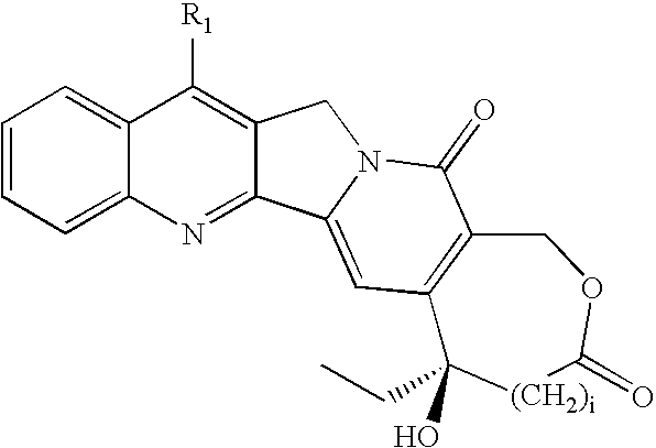 Camptothecins Conjugated in Position 7 to Cyclic Peptides as Cytostatic Agents