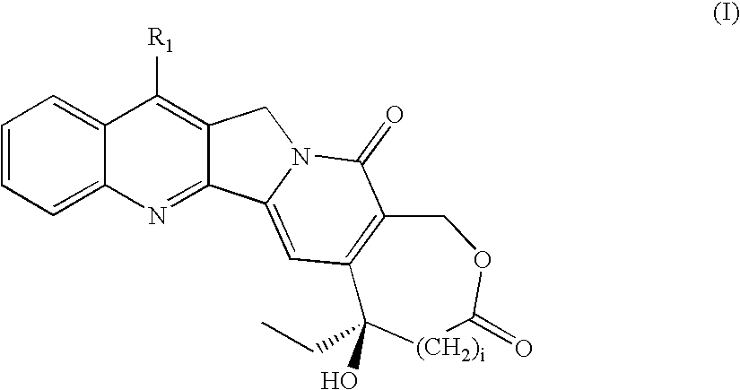 Camptothecins Conjugated in Position 7 to Cyclic Peptides as Cytostatic Agents