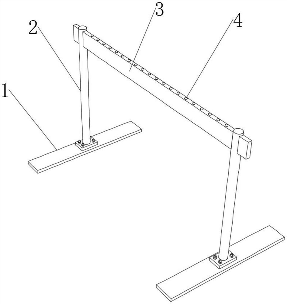 A hurdle device for track and field hurdle training and its use method
