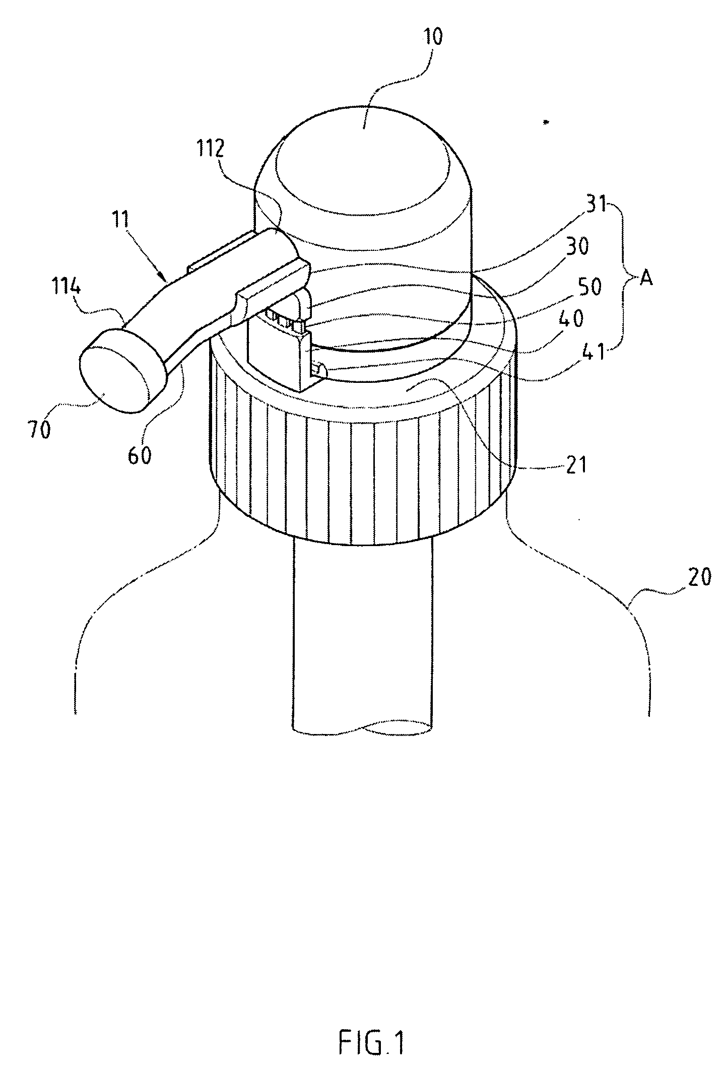 Anti-foreign object structure for a liquid container pump