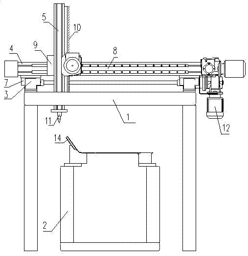 Automatic sealing robot for car baggage holder