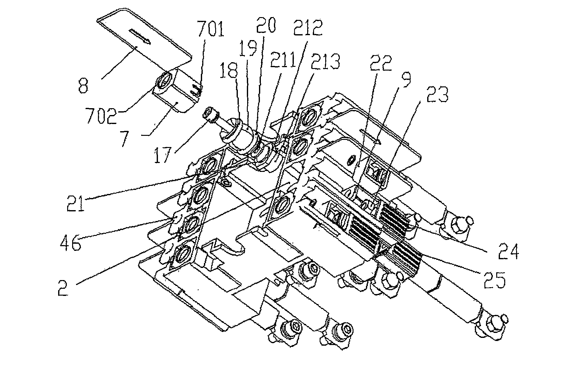 Plug-in base of plastic shell type electric appliance having multiple wiring functions