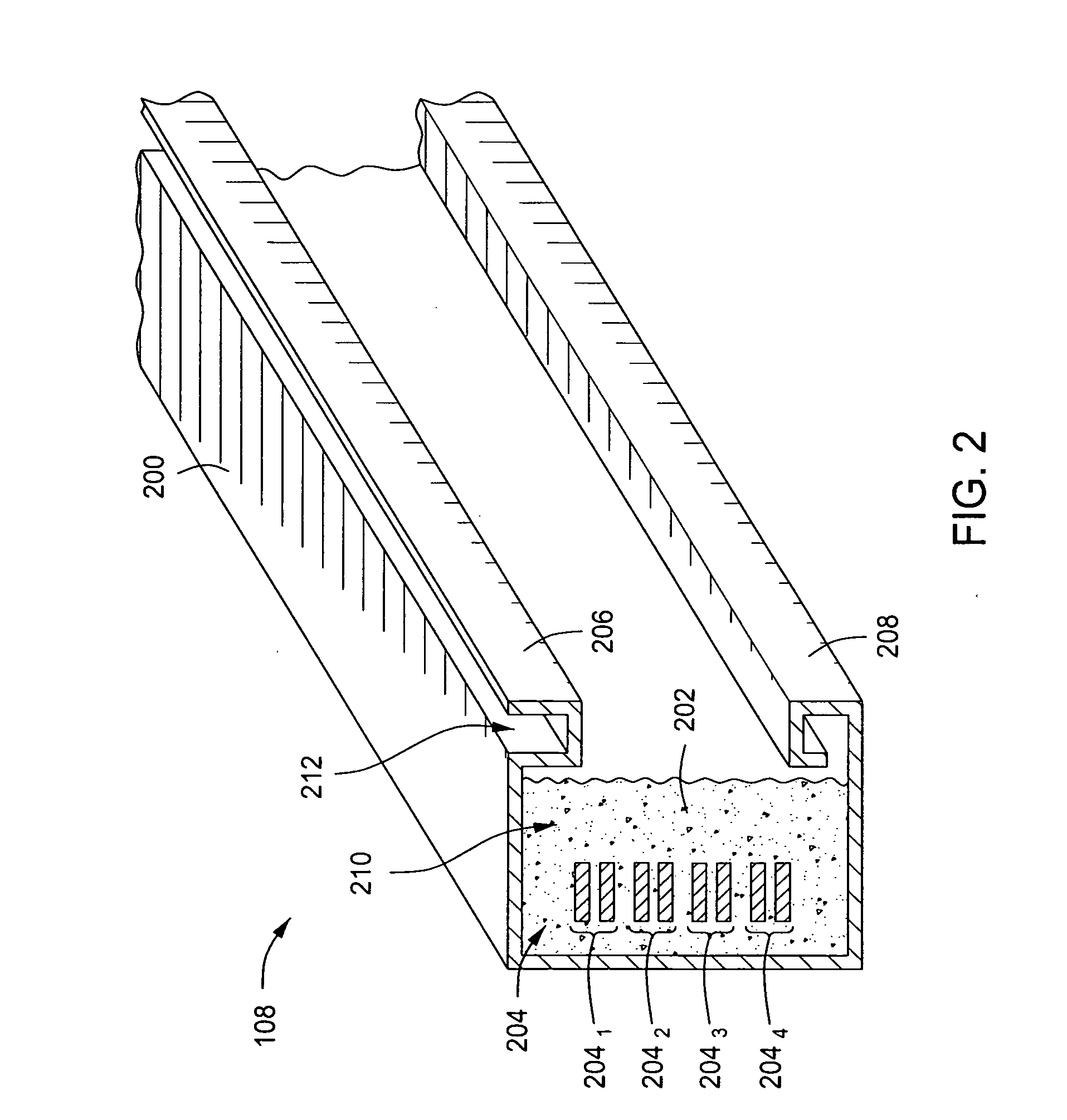 Mounting rail and power distribution system for use in a photovoltaic system