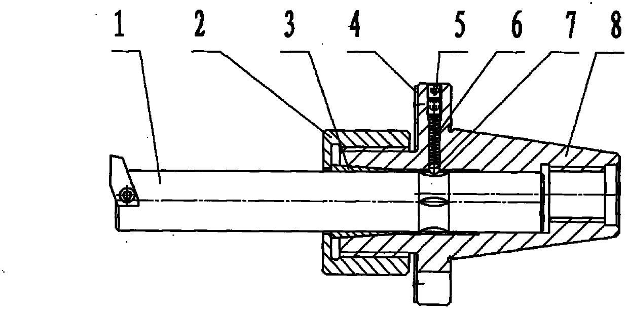 Eccentric tool fine-adjustment mechanism