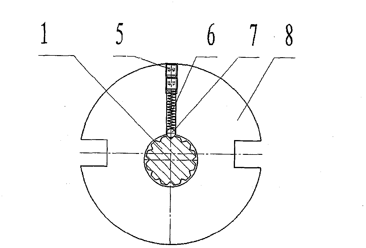 Eccentric tool fine-adjustment mechanism