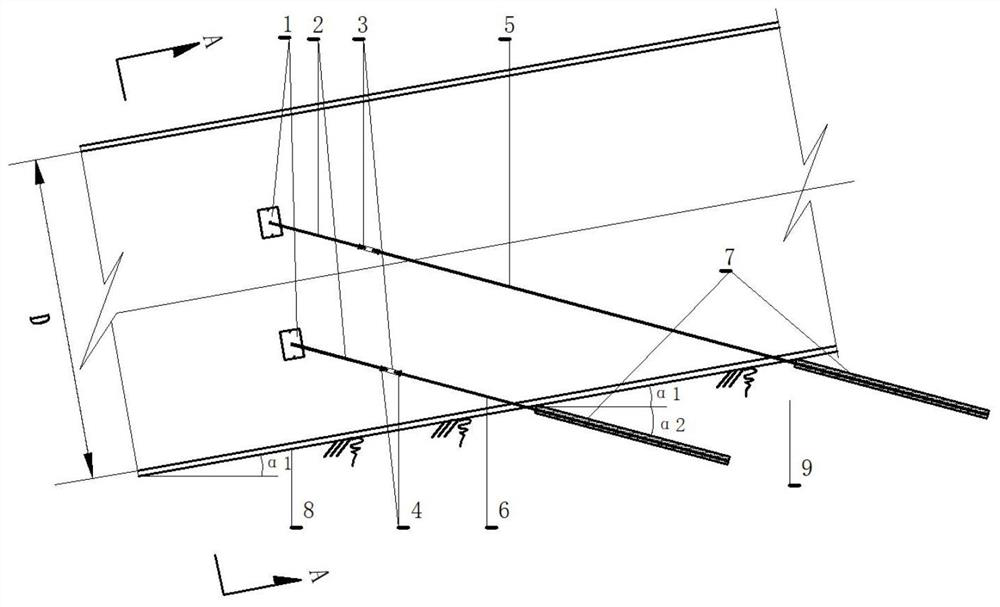 Corrugated steel pipeline anti-sliding device for abrupt slope terrain