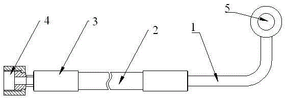 A kind of pulling reel hose assembly