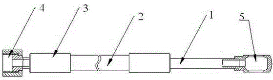 A kind of pulling reel hose assembly