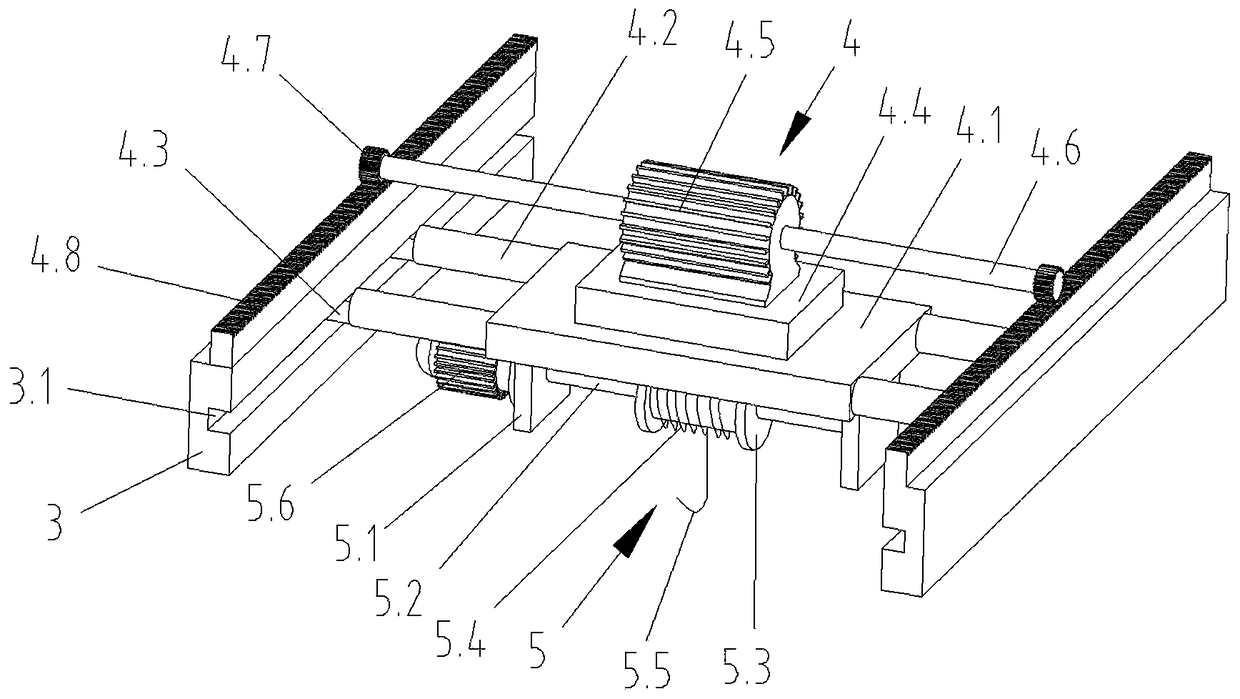 Seed germinating tank transferring device