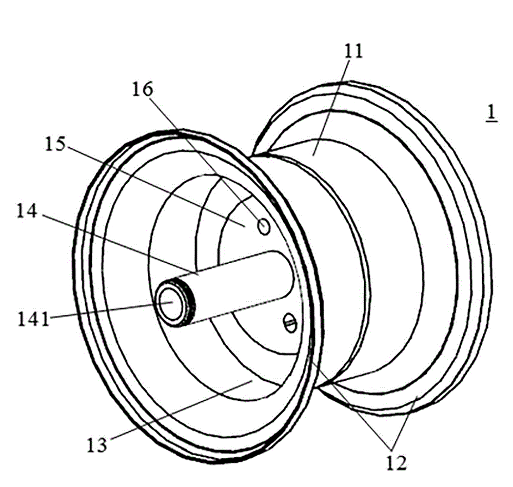 Fishing reel spool capable of being automatically regulated based on magnetic induction