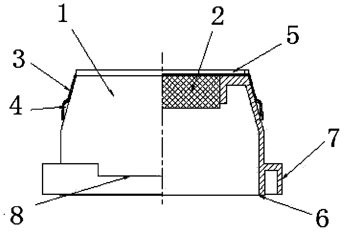 Infusion cover for sterile filling