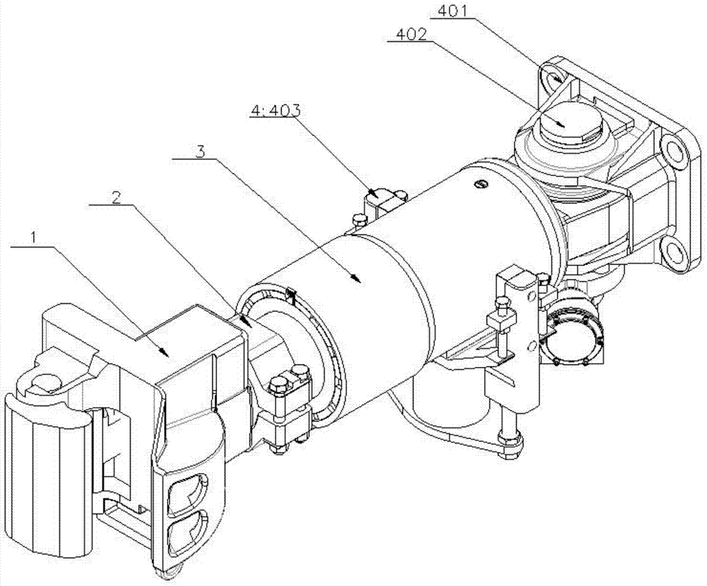 Hook buffer device and hook height adjustment limit device