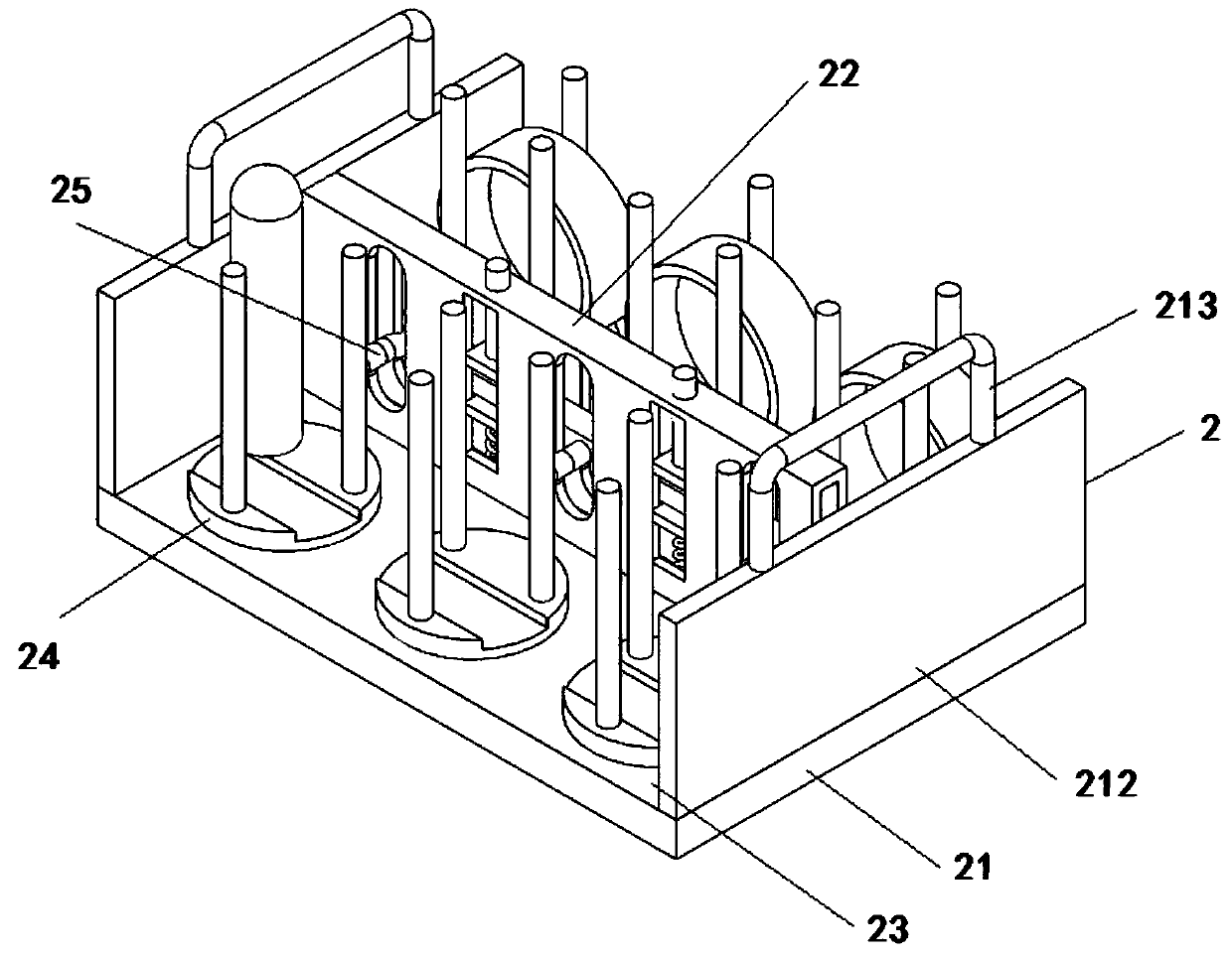 Instrument processing device for food safety detection and analysis and processing method thereof