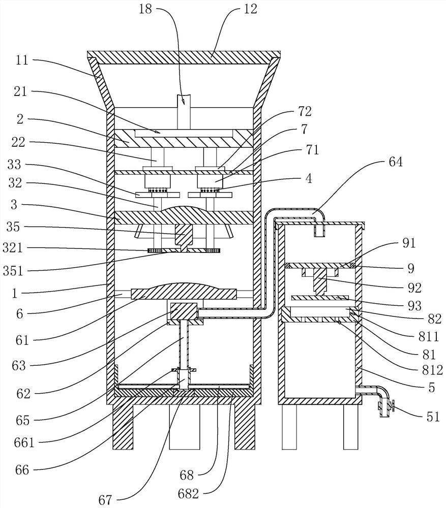 A high-efficiency domestic sewage treatment equipment and its treatment process