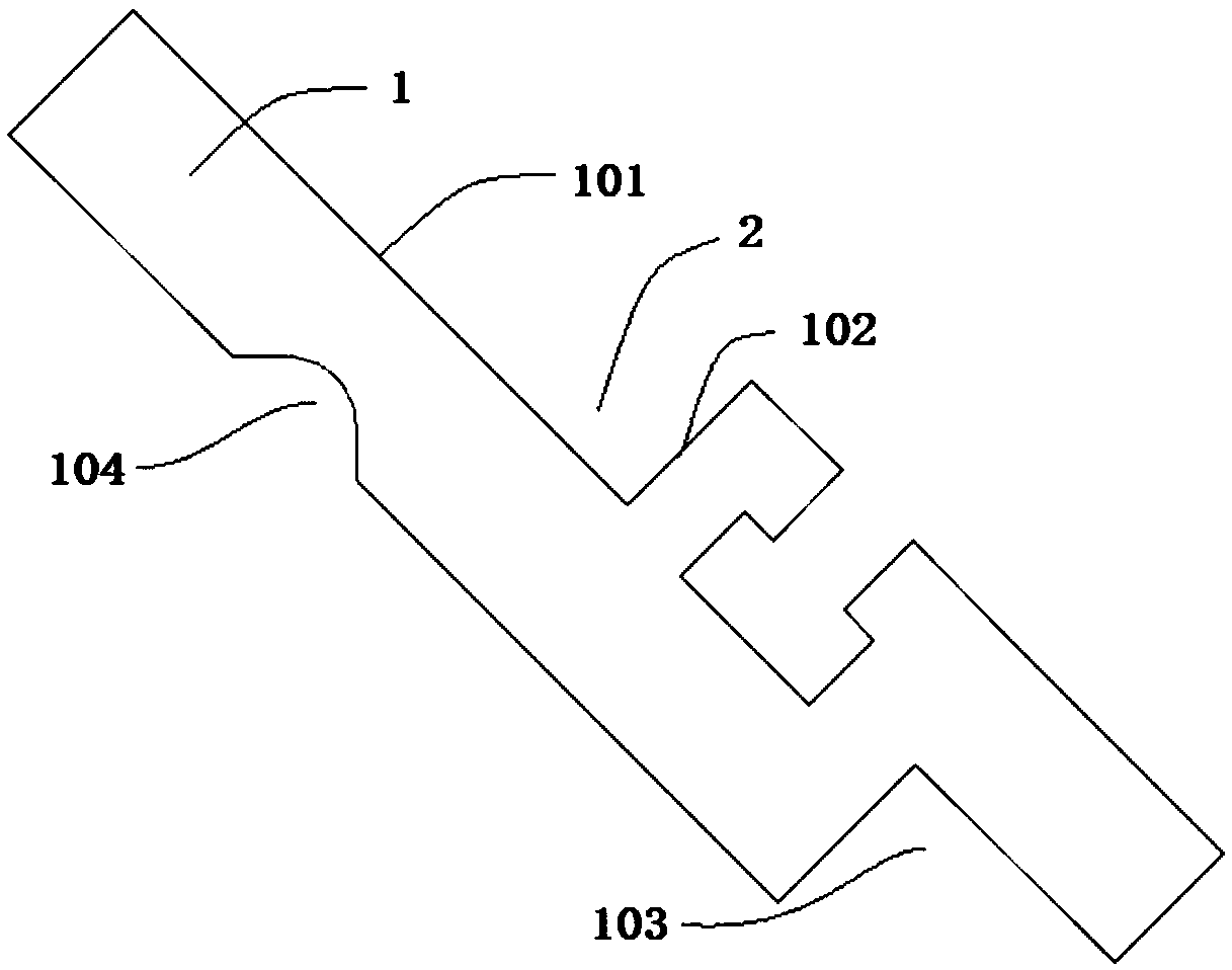 Dedicated clamp for processing upper die and processing method