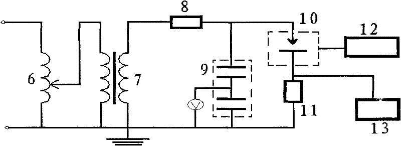 Sulfur hexafluoride gaseous discharge micro component infrared detection device and method