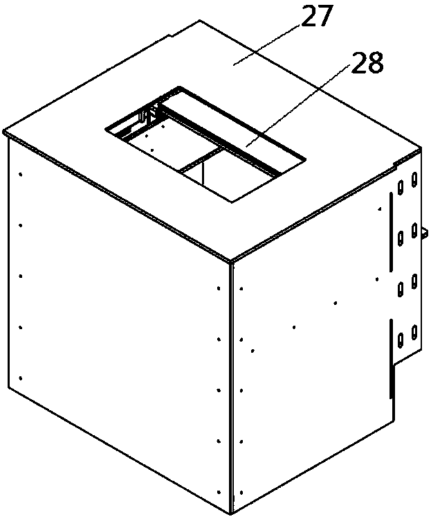 Object guard table for safe deposit box