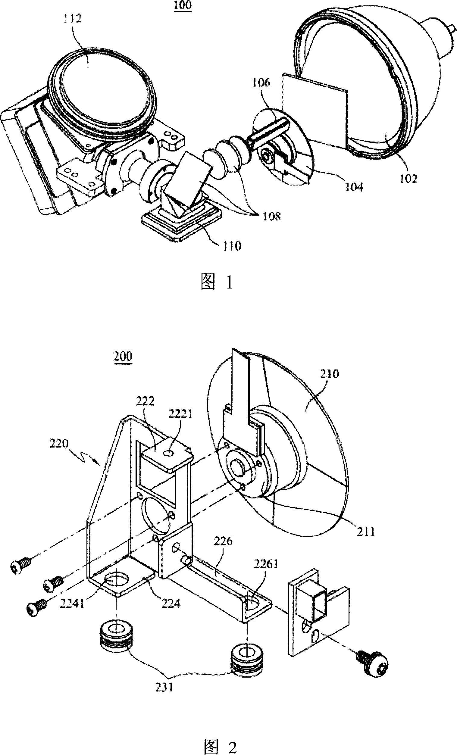 Projection device and color wheel module used for the same