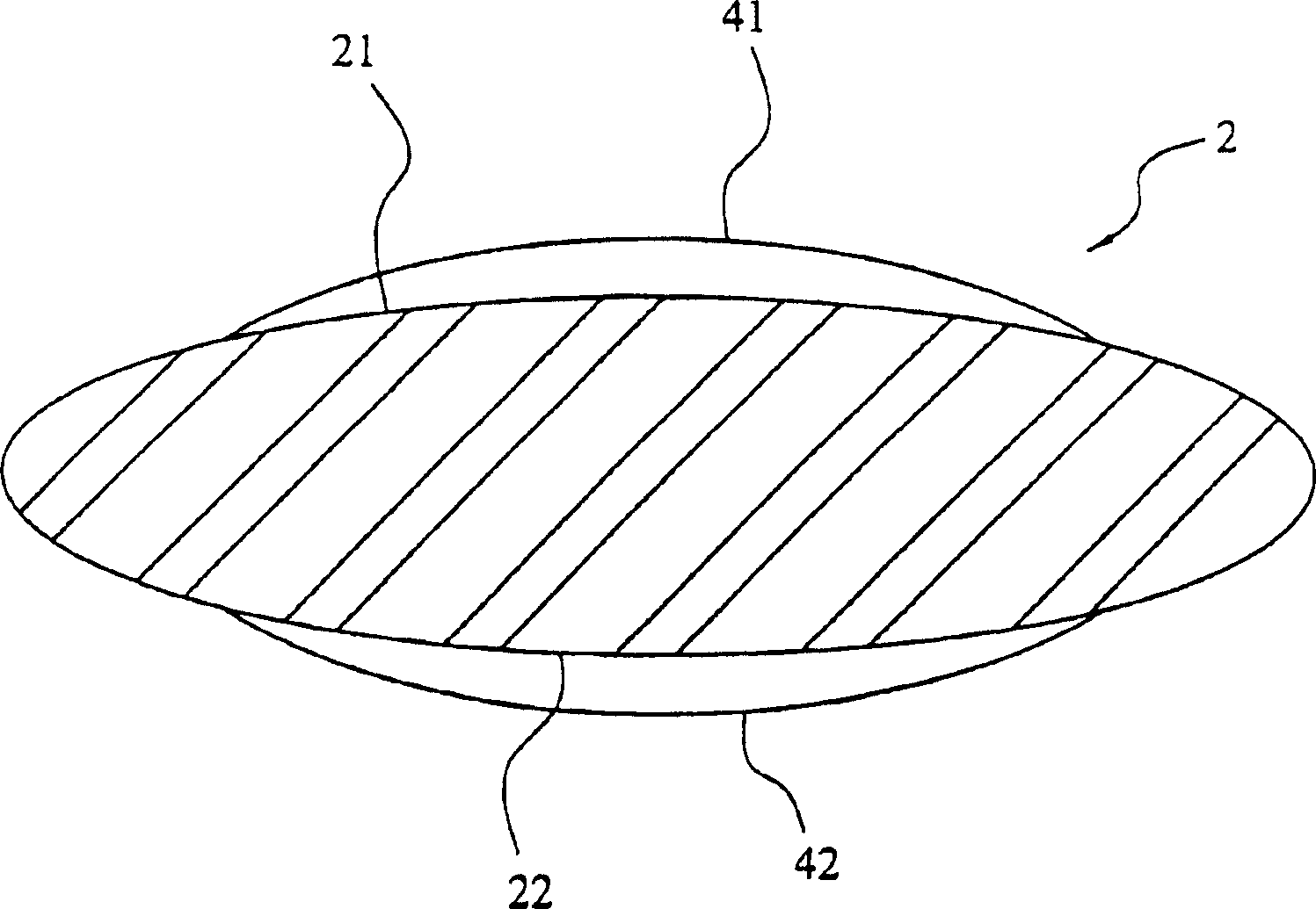 Artificial crystalline lens with optical catalytic coating