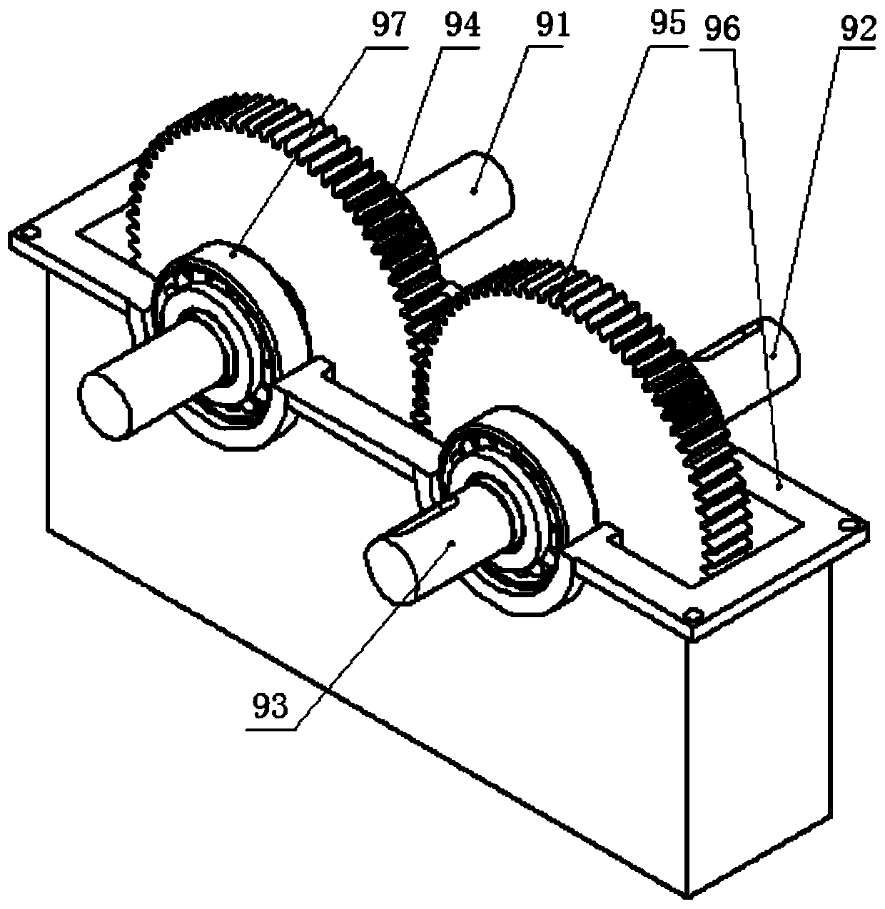 Experimental device for simulating single-joint dynamic variable load variable inertia of an industrial robot