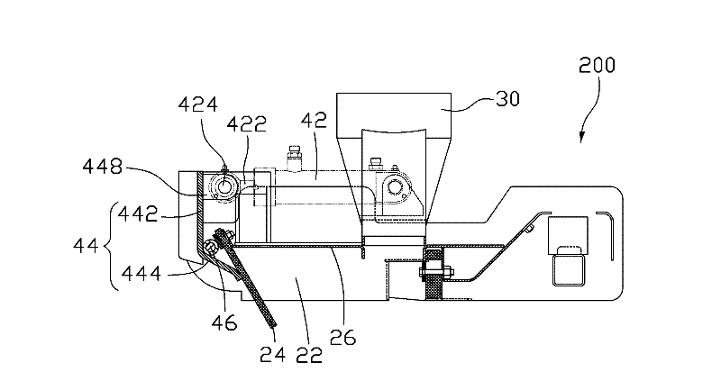 Sweeping car and suction nozzle device thereof