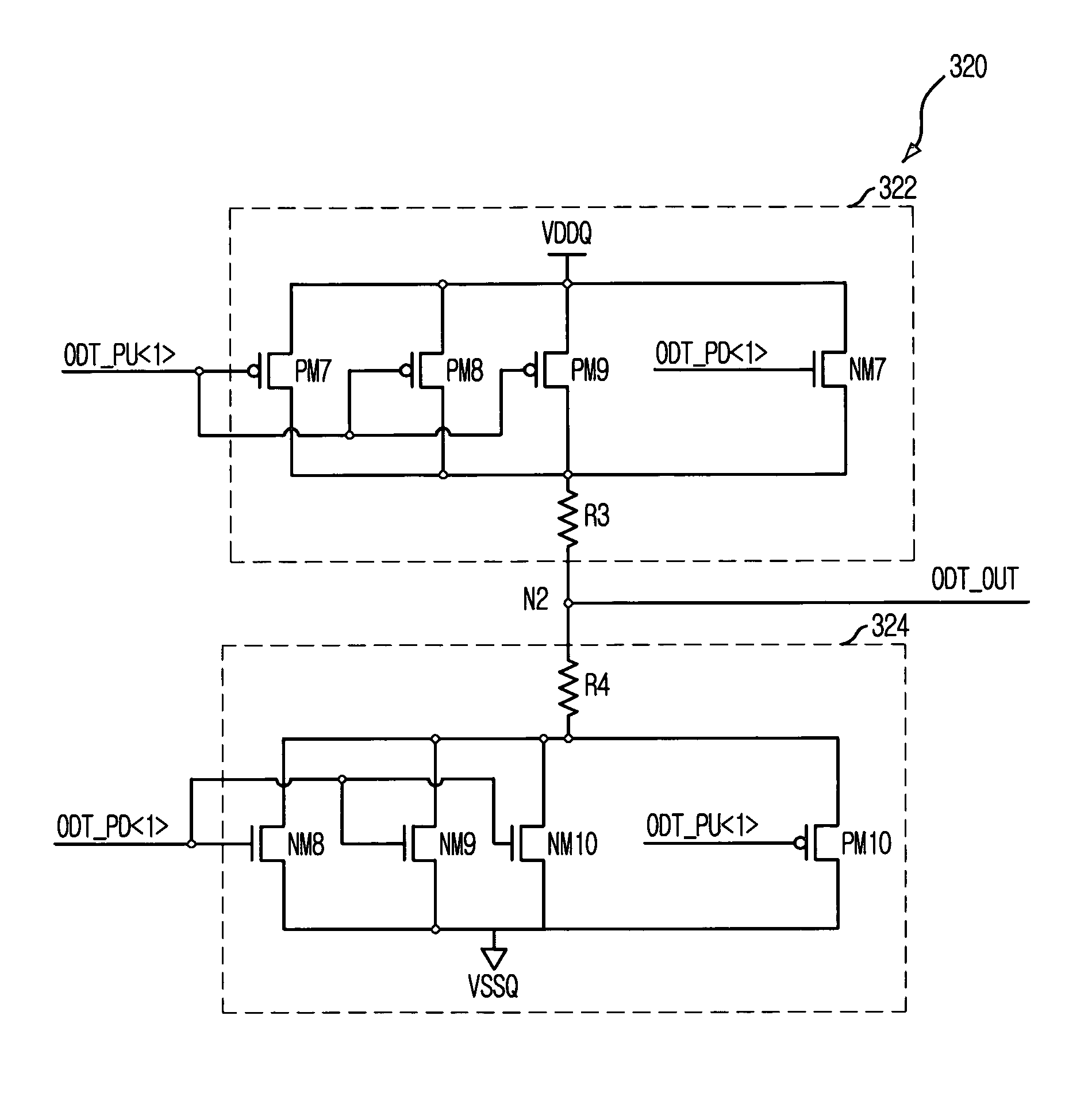 Semiconductor memory device with on-die termination circuit