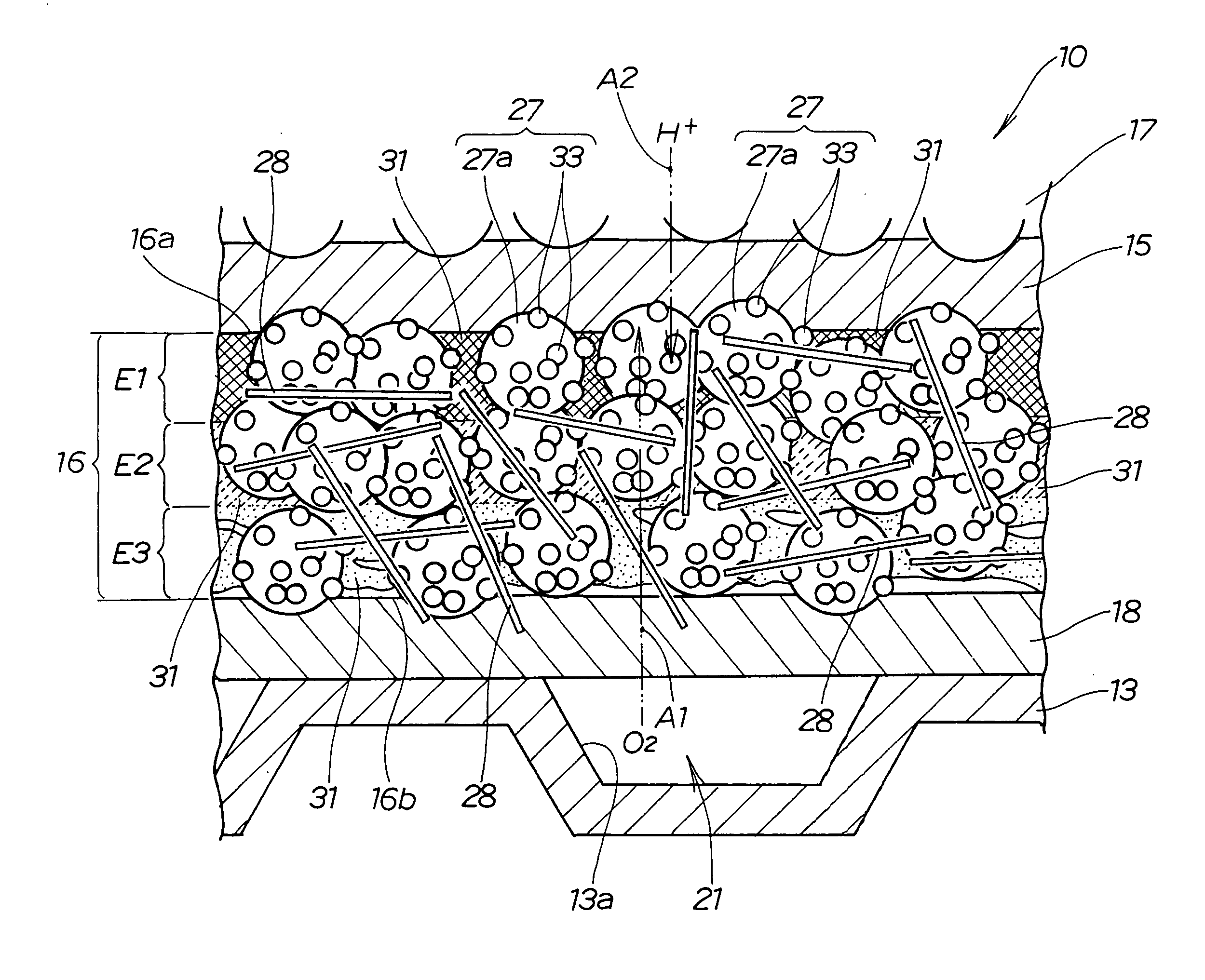 Method for manufacturing electrode layer for fuel cell