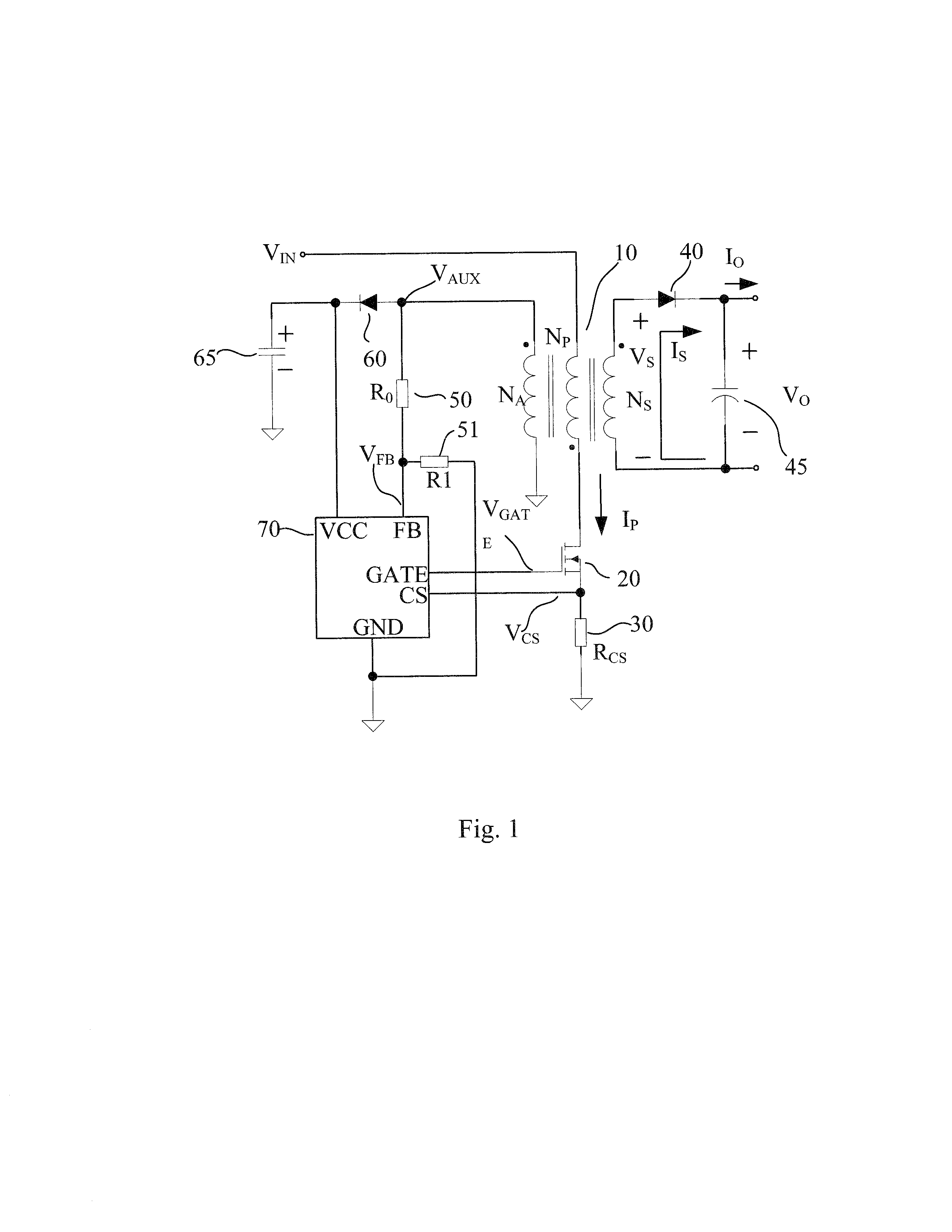Primary-side feedback controlled ac/DC converter with an improved error amplifier