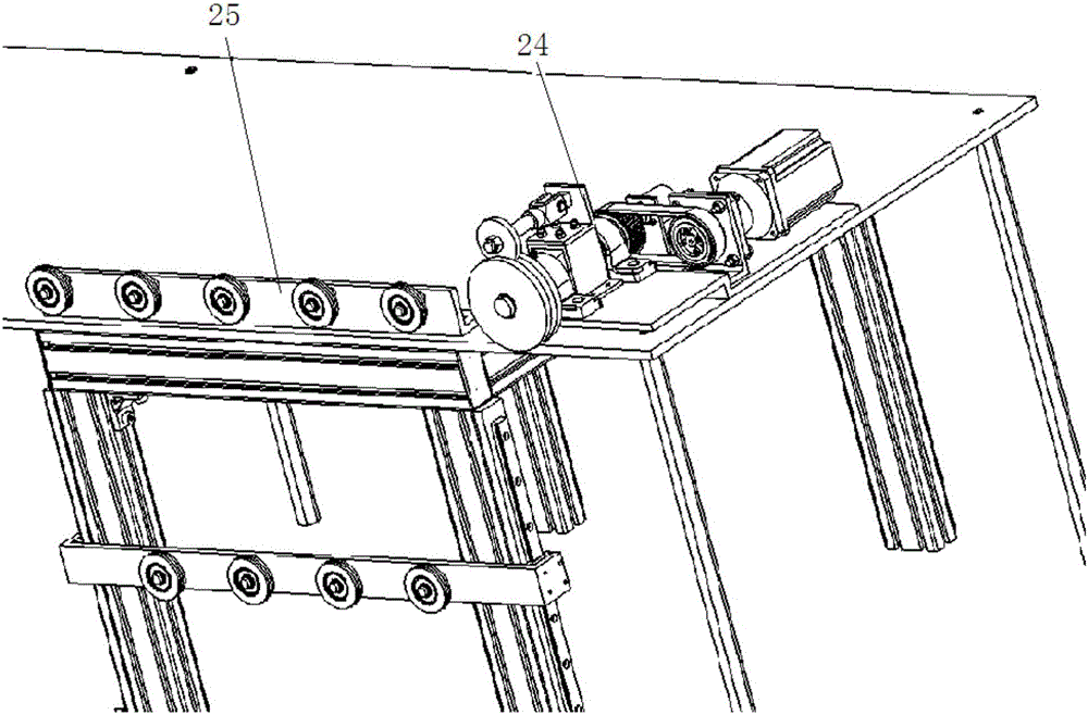Wire feeding and storing device of detonator tube