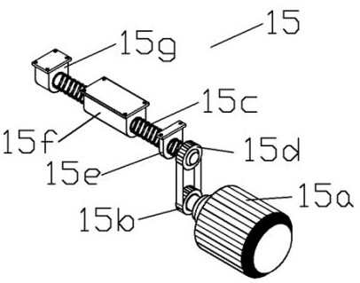 An English jigsaw puzzle teaching device