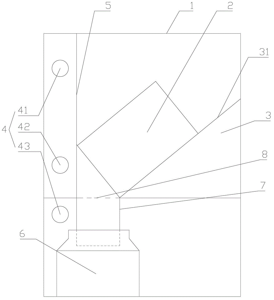 Auxiliary coating device of tail gas catalytic purifier