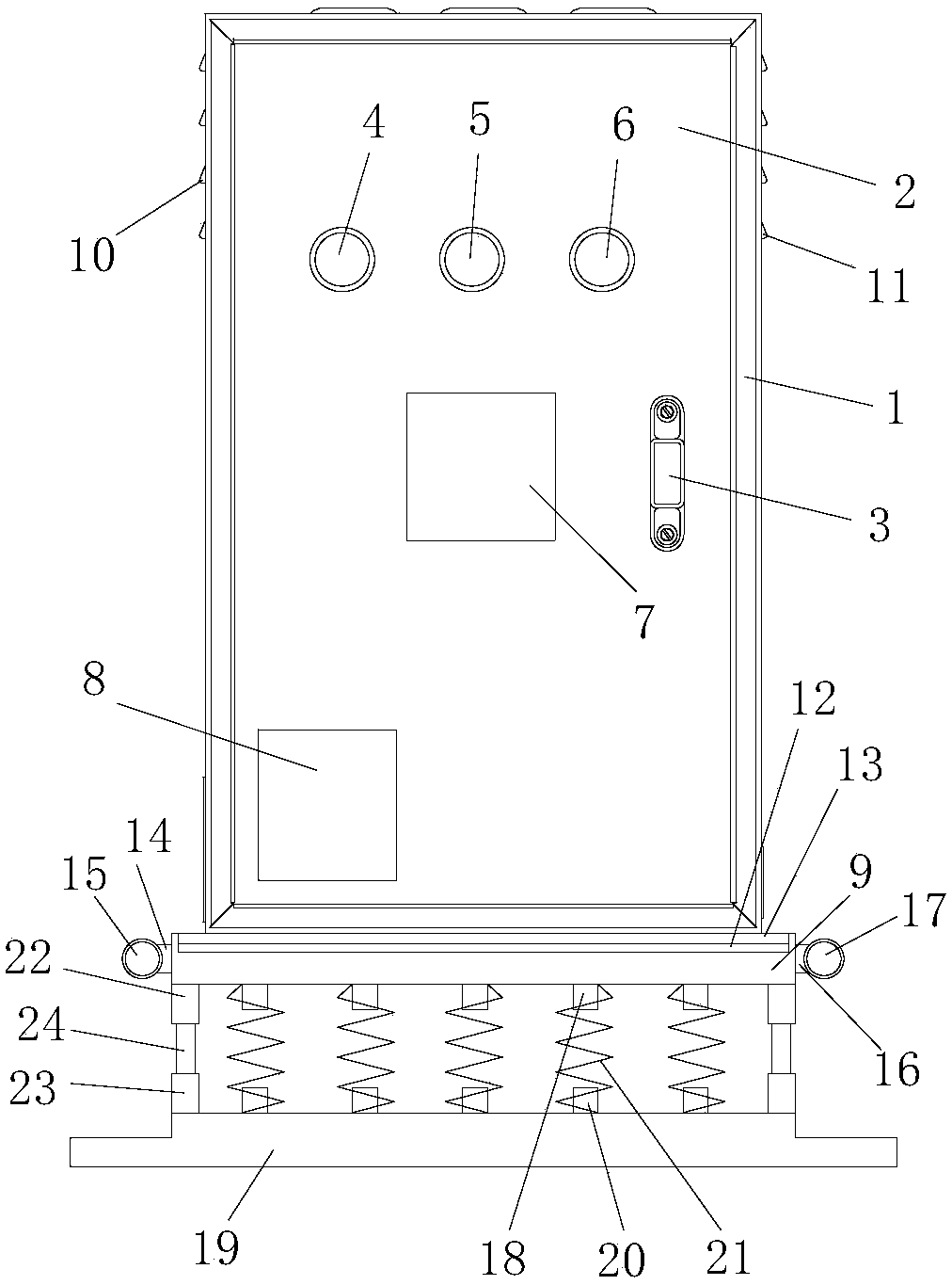 Electrical engineering automation distribution cabinet