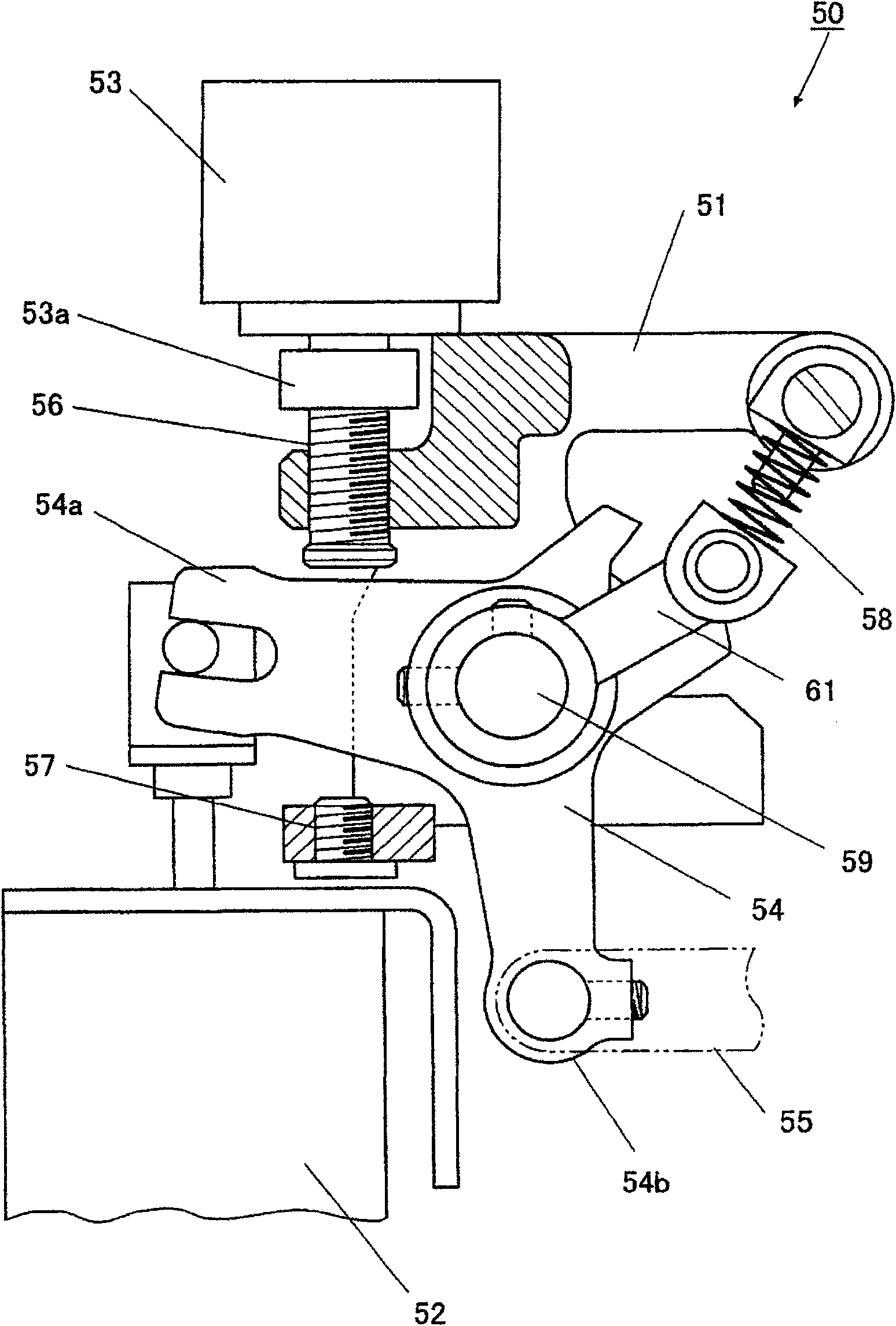 Needle bar reciprocating mechanism of sewing machine