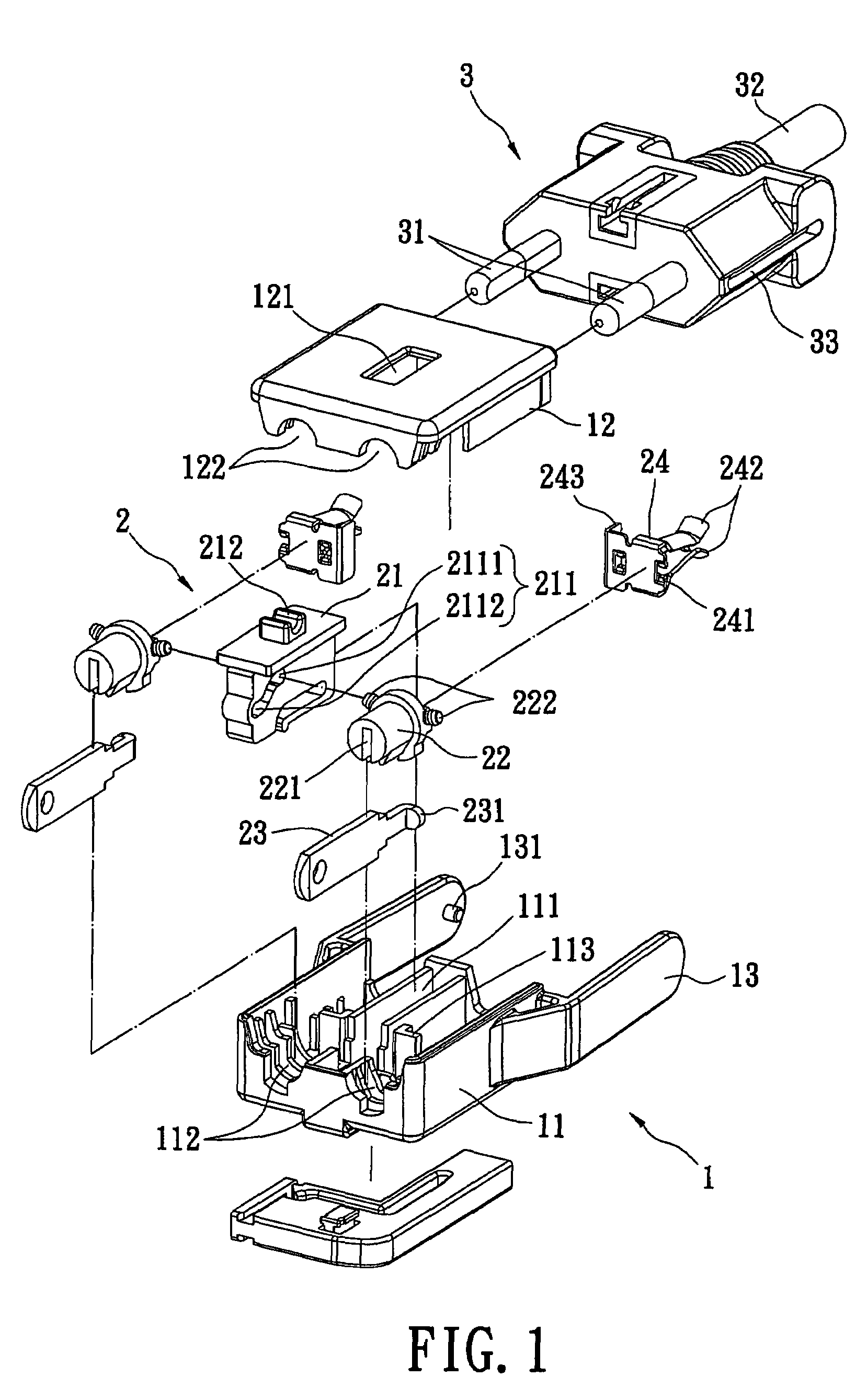 Compound conversion plug structure with adjustable angle and adapter