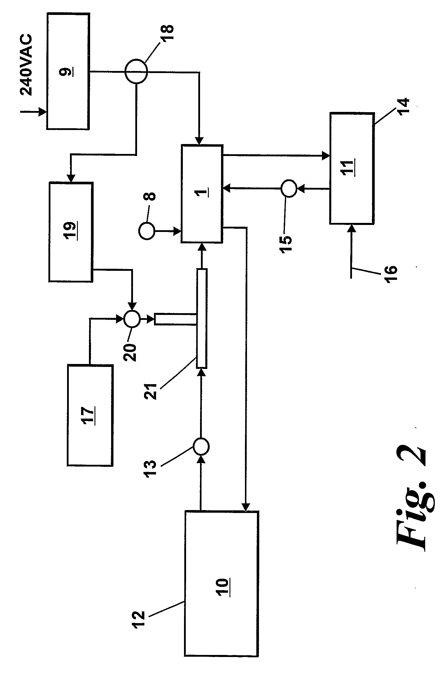 Method and apparatus for producing hydrogen peroxide