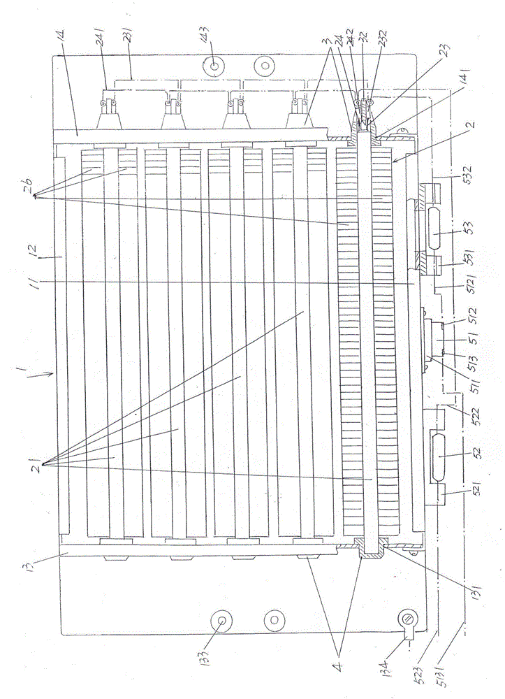 Safe energy-saving heater structure for movable air conditioner